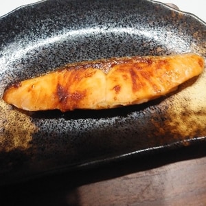 クックパーで鮭の塩焼き